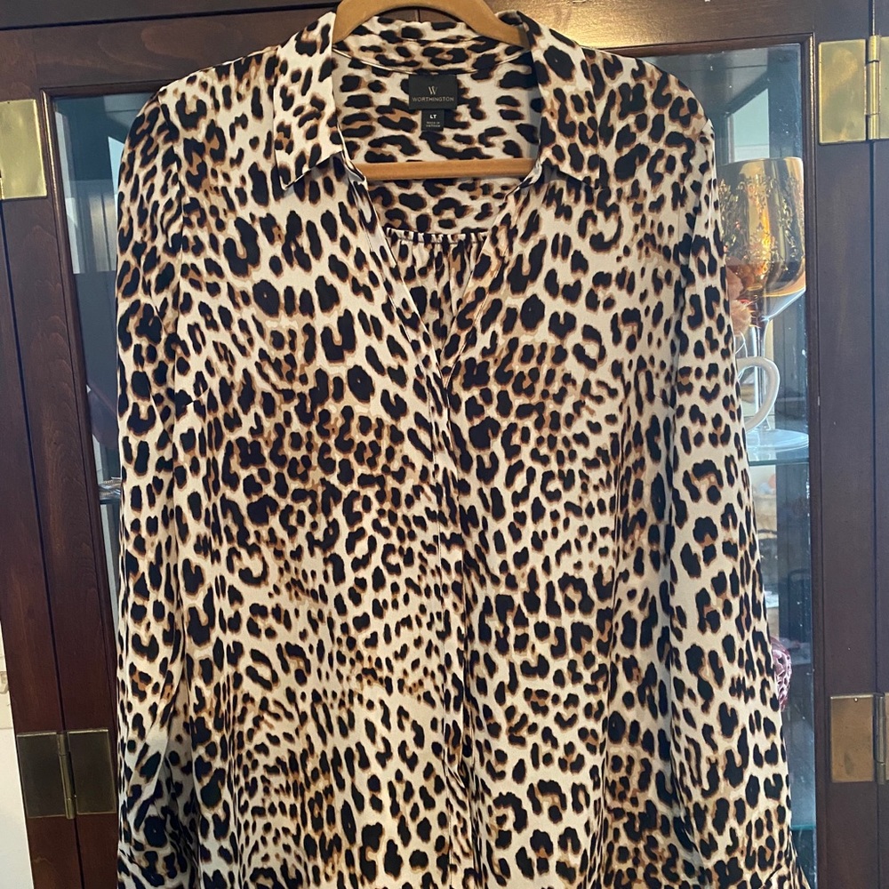 Long Sleeve Blouse-Tall NWOT